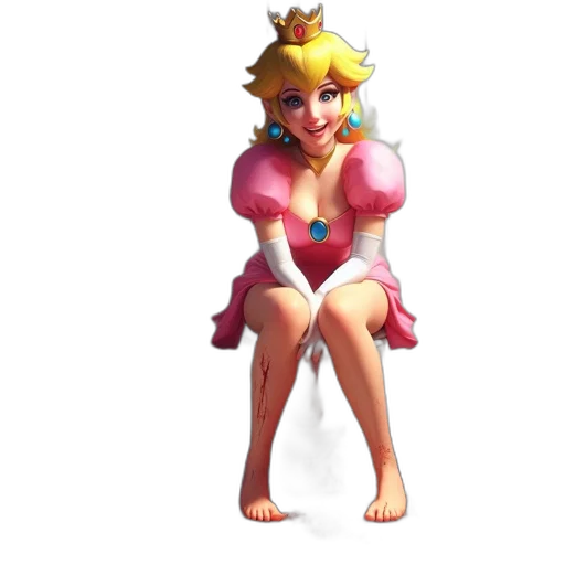 dress, crown, staff, concept art transparent PNG cut-out