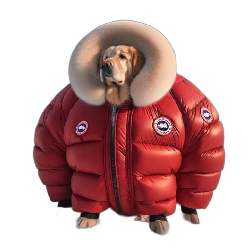 jacket, animal, hat, creature transparent PNG cut-out