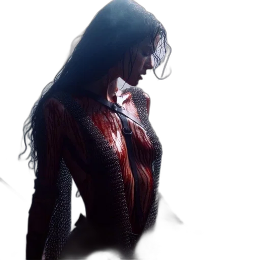 dress, comic book art, concept art, photorealistic transparent PNG cut-out