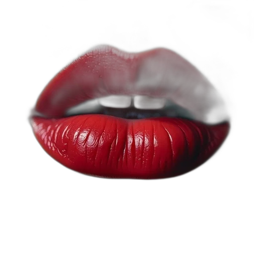 photorealistic, 3d render, red, dark transparent PNG cut-out