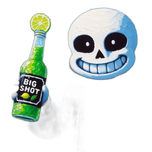 bottle, mask, weapon, staff transparent PNG cut-out