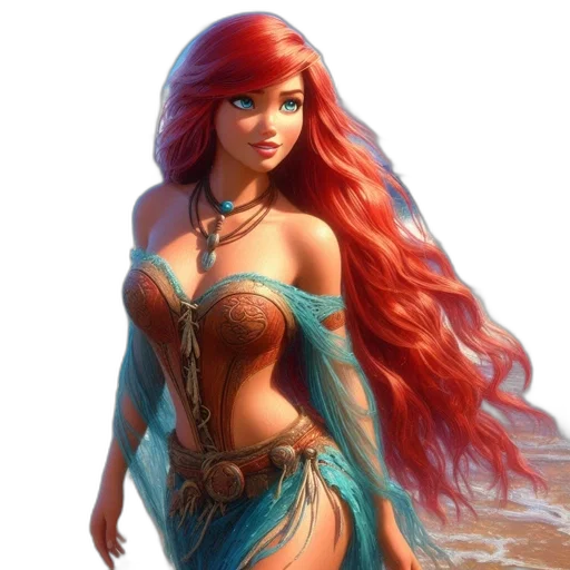 dress, fantasy art, concept art, comic book art transparent PNG cut-out