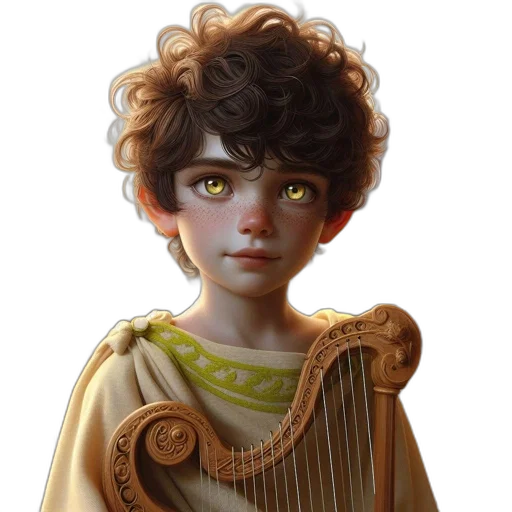 face, creature, staff, dress transparent PNG cut-out
