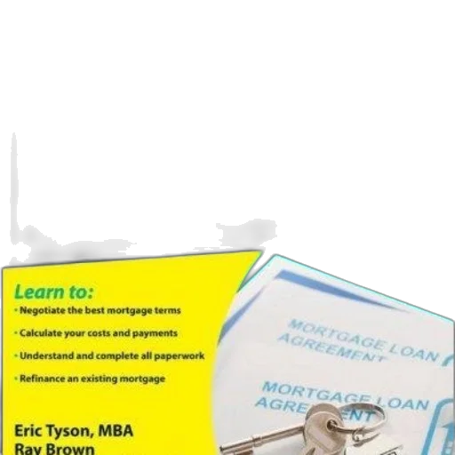mortgages, dummies, book, cover transparent PNG cut-out