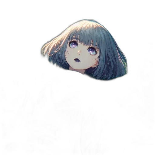 hair, mask, creature, face transparent PNG cut-out