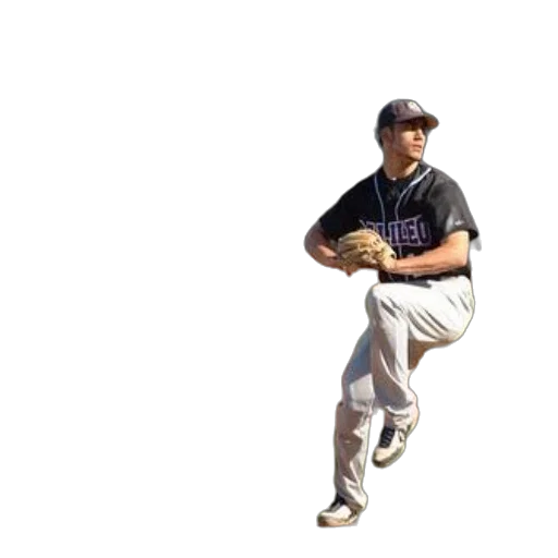 baseball, player, pitching, ball transparent PNG cut-out
