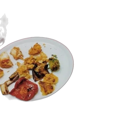 food, dragon, 3d render, photorealistic transparent PNG cut-out
