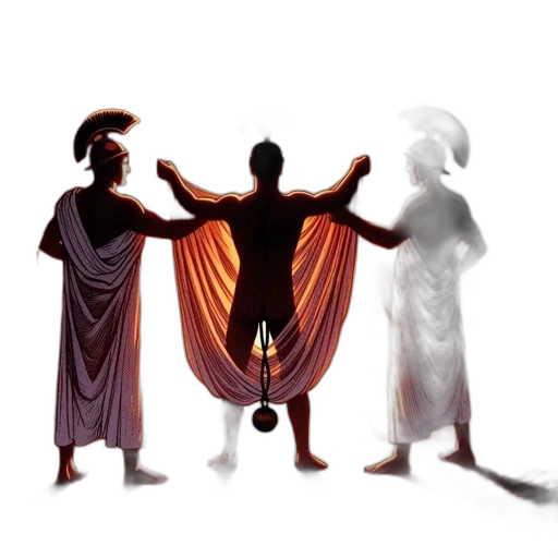 dress, staff, concept art, 3d render transparent PNG cut-out