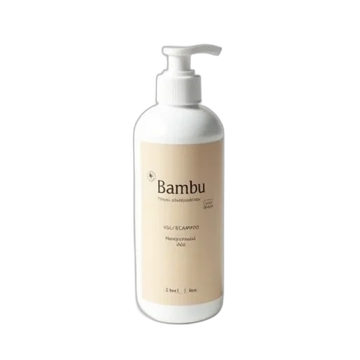 bottle, bambu, shampoo, beige transparent PNG cut-out