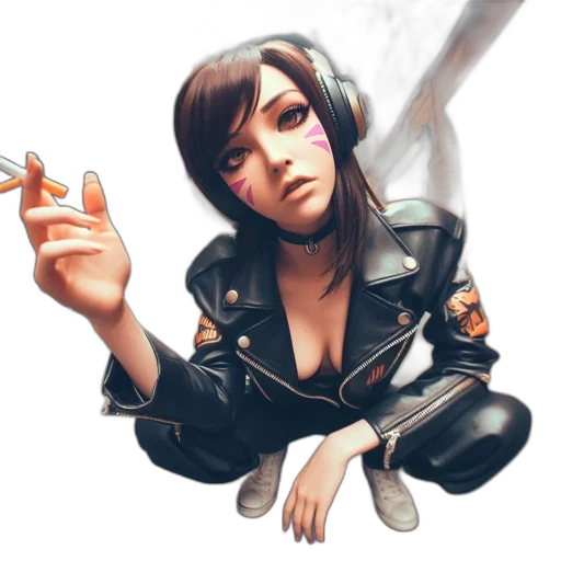 staff, weapon, jacket, face transparent PNG cut-out