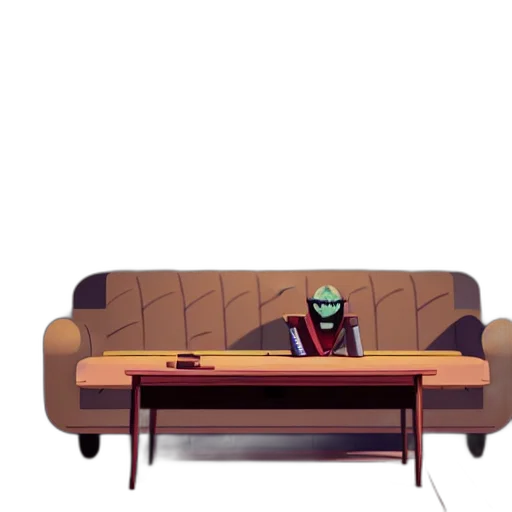 furniture, robot, creature, mask transparent PNG cut-out