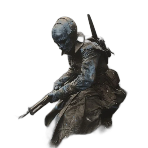 weapon, staff, sword, robot transparent PNG cut-out
