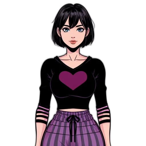 dress, cartoon, concept art, pixel art transparent PNG cut-out