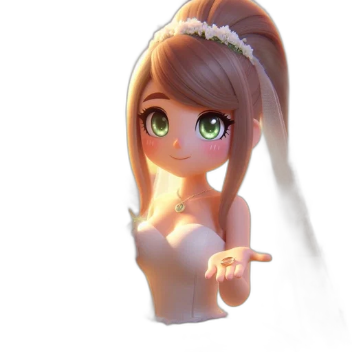 dress, staff, weapon, crown transparent PNG cut-out
