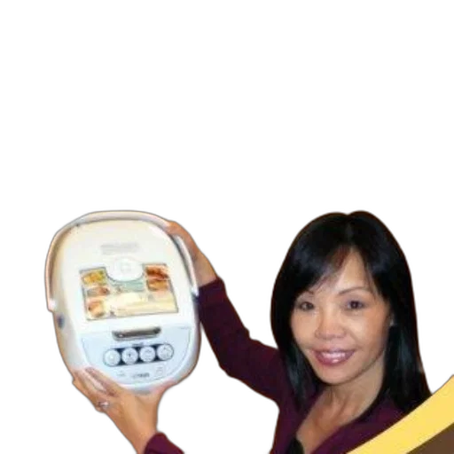 food, woman, holds, rice transparent PNG cut-out