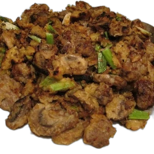 food, plate, mushrooms, green transparent PNG cut-out