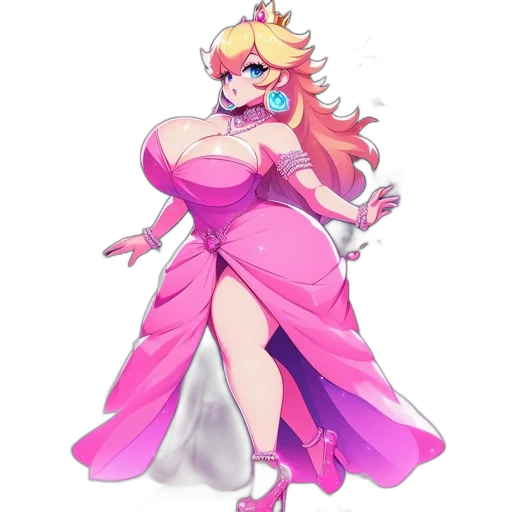 dress, staff, crown, concept art transparent PNG cut-out