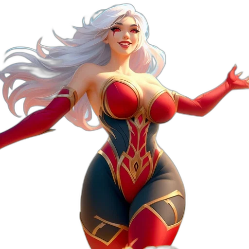 comic book art, concept art, fantasy art, 3d render transparent PNG cut-out