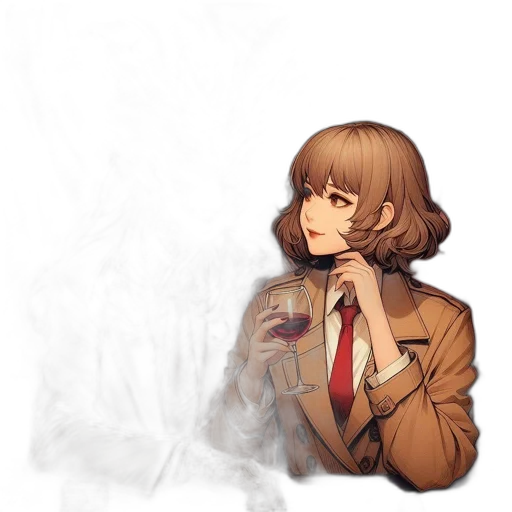 jacket, staff, weapon, face transparent PNG cut-out