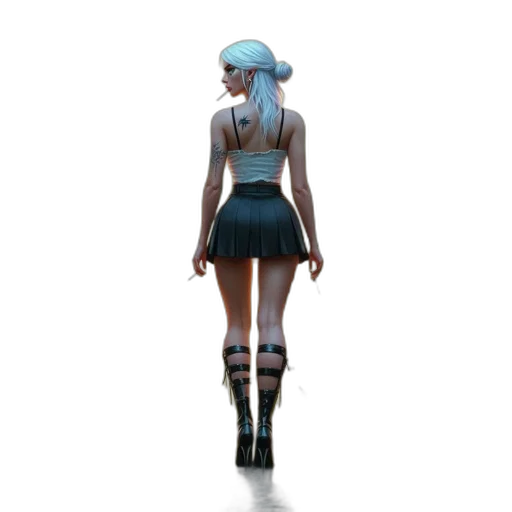 robot, staff, dress, concept art transparent PNG cut-out
