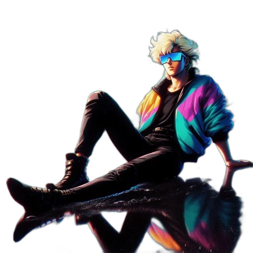 jacket, creature, dragon, mask transparent PNG cut-out