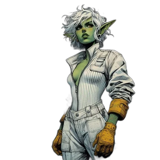 staff, jacket, concept art, comic book art transparent PNG cut-out