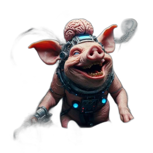 creature, mask, face, staff transparent PNG cut-out