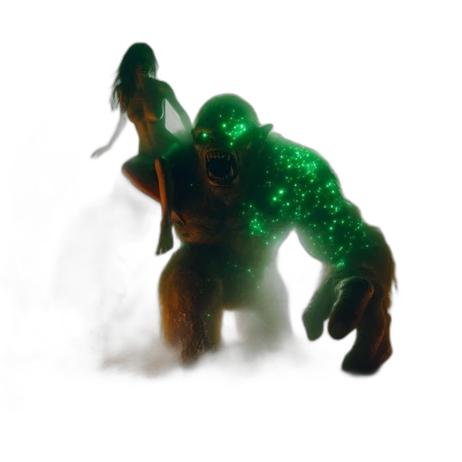 creature, staff, mask, animal transparent PNG cut-out