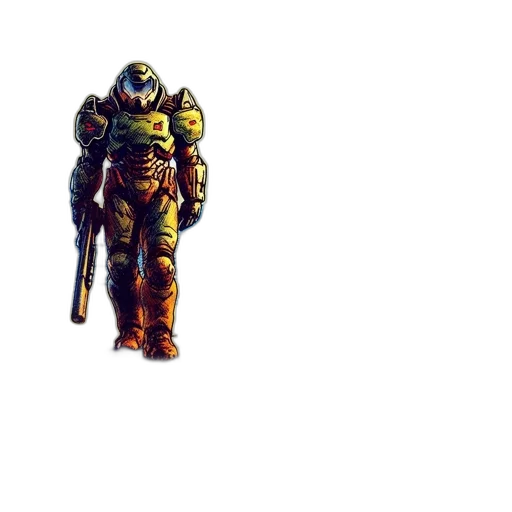 robot, weapon, creature, staff transparent PNG cut-out