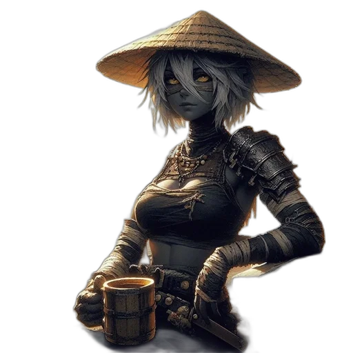 staff, mask, hat, weapon transparent PNG cut-out