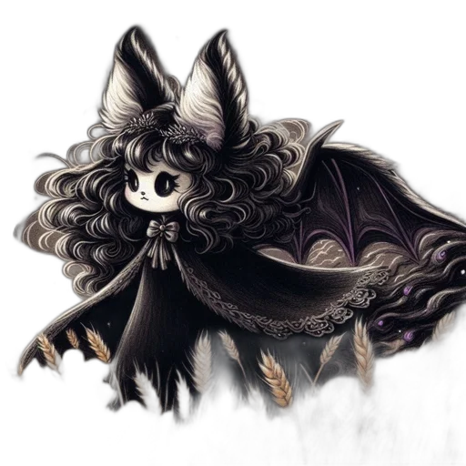 dragon, creature, mask, staff transparent PNG cut-out