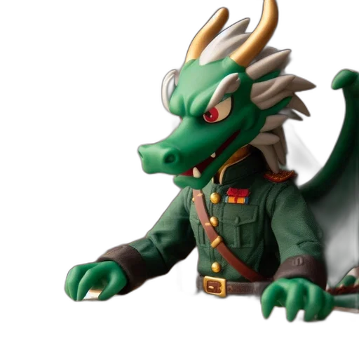 dragon, concept art, 3d render, anthropomorphic transparent PNG cut-out