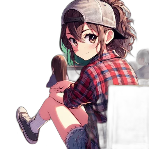 hat, creature, face, weapon transparent PNG cut-out