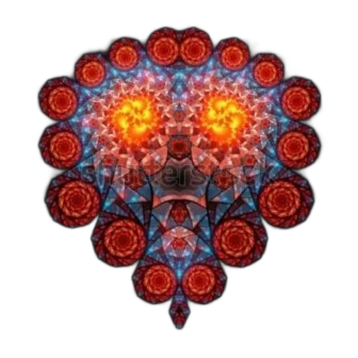 flower, crown, mask, robot transparent PNG cut-out