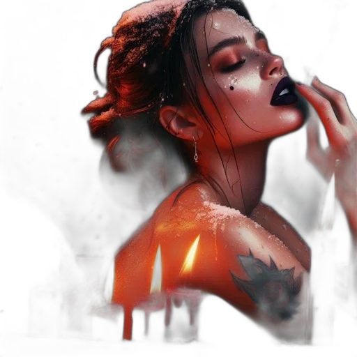 photorealistic, concept art, fantasy art, cyberpunk transparent PNG cut-out