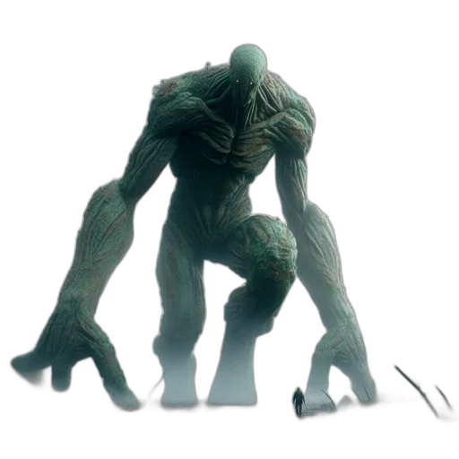 creature, robot, weapon, staff transparent PNG cut-out