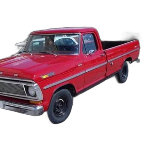 car, photorealistic, classic, red transparent PNG cut-out