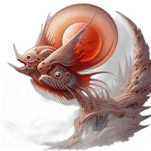 dragon, creature, mask, animal transparent PNG cut-out
