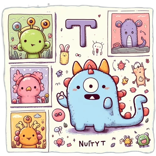 creature, concept art, pixel art, watercolor transparent PNG cut-out