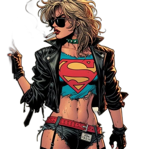 jacket, comic book art, concept art, cartoon transparent PNG cut-out