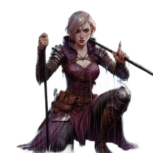 staff, sword, weapon, fantasy art transparent PNG cut-out