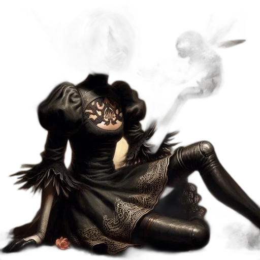 mask, dragon, creature, concept art transparent PNG cut-out