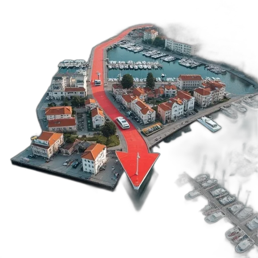 3d render, concept art, aerial, shot transparent PNG cut-out