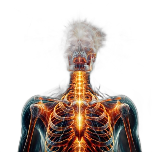 robot, jacket, illuminated, energetic transparent PNG cut-out