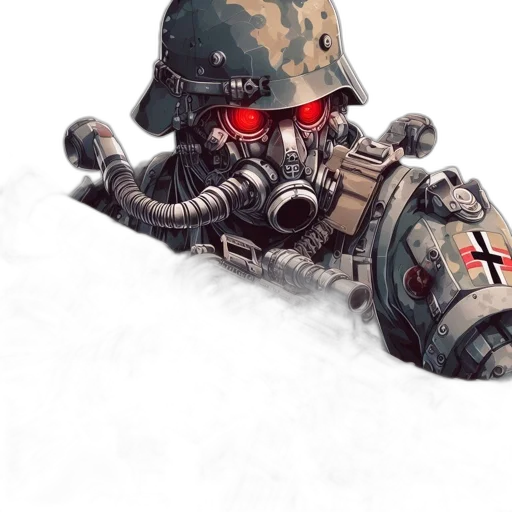 weapon, robot, concept art, pixel art transparent PNG cut-out