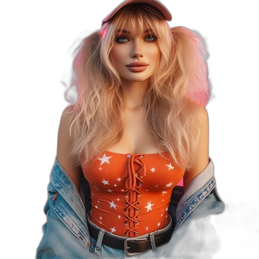 jacket, dress, hat, face transparent PNG cut-out