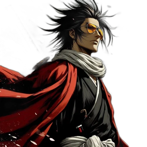 comic book art, concept art, fantasy art, red transparent PNG cut-out
