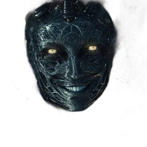 mask, face, crown, creature transparent PNG cut-out