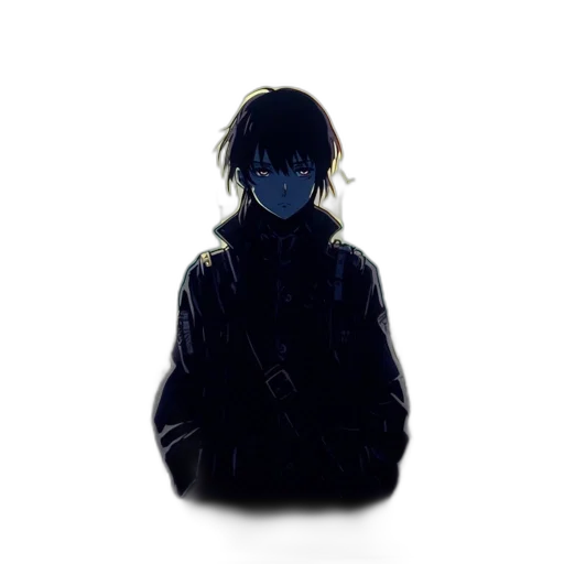 jacket, mask, face, creature transparent PNG cut-out