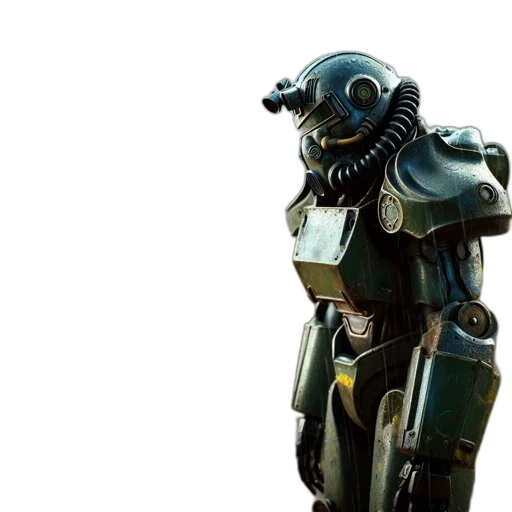 robot, creature, concept art, 3d render transparent PNG cut-out